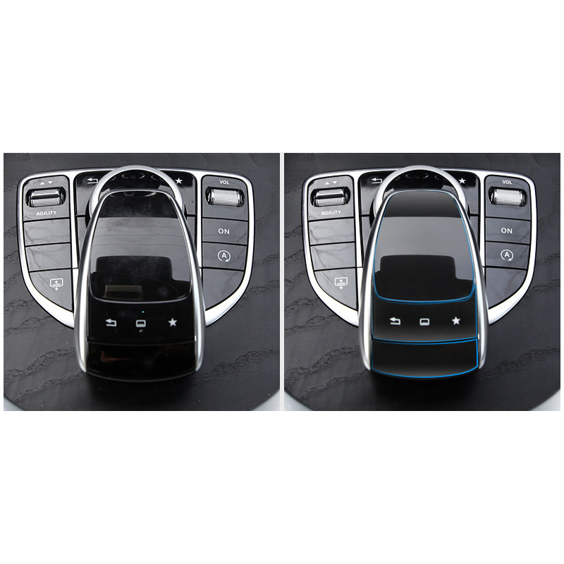 Подходящо за Mercedes-Benz C-Class/GLC/Mercedes-Benz E-Class фолио за централно управление на мишка Mercedes-Benz защитно фолио за мишка за централно управление