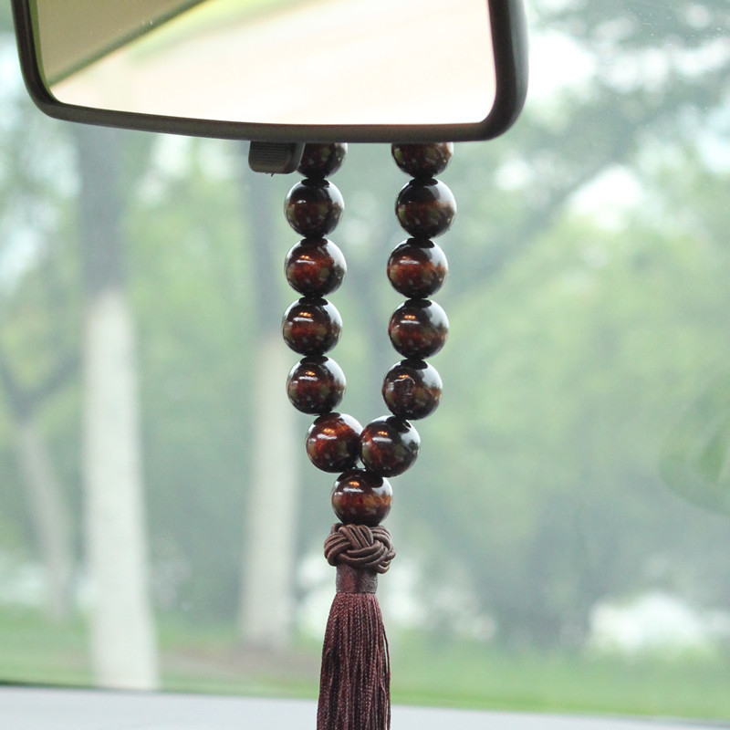 Piiriülene HH auto puidust hammasratta helmes ripats must puidust hammasratta helmes Buddha helmes suur dekoratsioon hammasratta rippuvad sisustustarbed