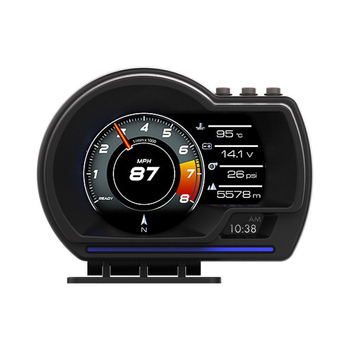 HUD head-up zaslon GPS + OBD HD digitalni brzinomjer tahometar višenamjenski sat