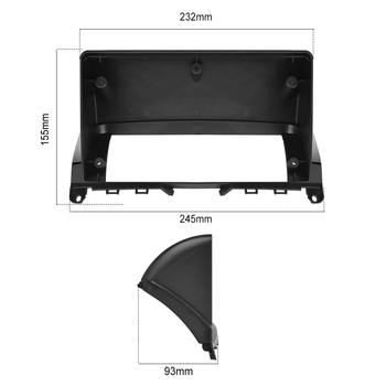 Piemērots Mercedes-Benz C klases 07-10 liela ekrāna automašīnai ar Carplay un Android navigācijas ierīci, atpakaļgaitas attēla funkciju un daudzfunkcionālu ierīci.