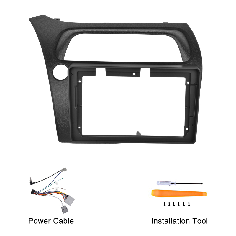Piemērots Honda Civic 06-11 centrālās vadības liela ekrāna automašīnai ar Carplay modifikāciju, navigāciju, atpakaļgaitas attēla integrāciju