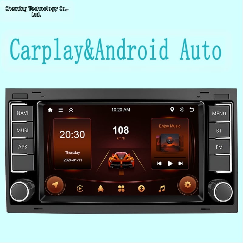 Exclusiv transfrontalier pentru Touareg Metris de 7 inch, control central, navigație auto Android, GPS, cameră de mers înapoi, dispozitiv multifuncțional