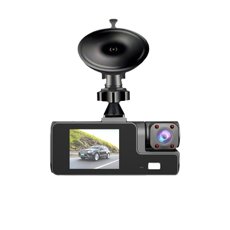 Jaunais pārrobežu ierakstītājs ar Wi-Fi HD ierakstīšanas funkciju, trīs ierakstīšanas trīs objektīvu uzstādīšanas bez maksas, 24 stundu uzraudzības DVR