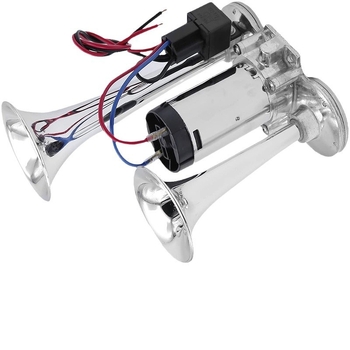 Двутръбна интегрирана въздушна охлюв клаксон 600DB компресор, съединена с автомобилен високочестотен говорител отвъд границата