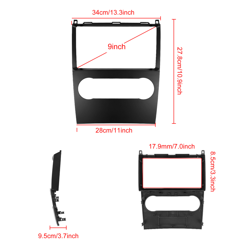 Piemērots Mercedes-Benz B-klases/A-klases 08-11 centrālās vadības liela ekrāna automašīnas atpakaļgaitas Carplay automašīnas centrālās vadības iekārtai