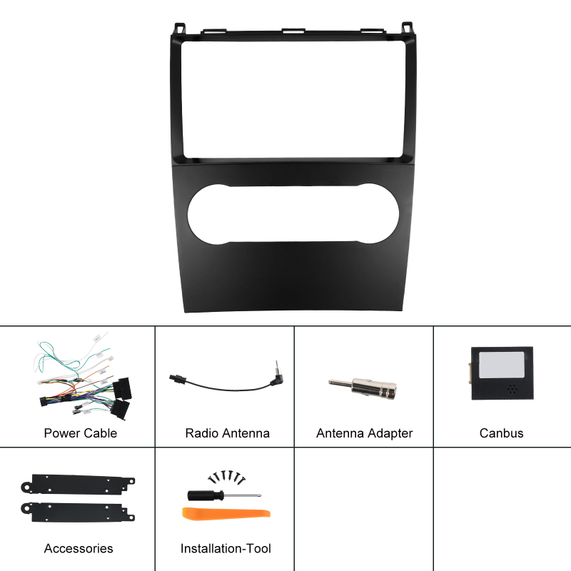 Piemērots Mercedes-Benz B-klases/A-klases 08-11 centrālās vadības liela ekrāna automašīnas atpakaļgaitas Carplay automašīnas centrālās vadības iekārtai