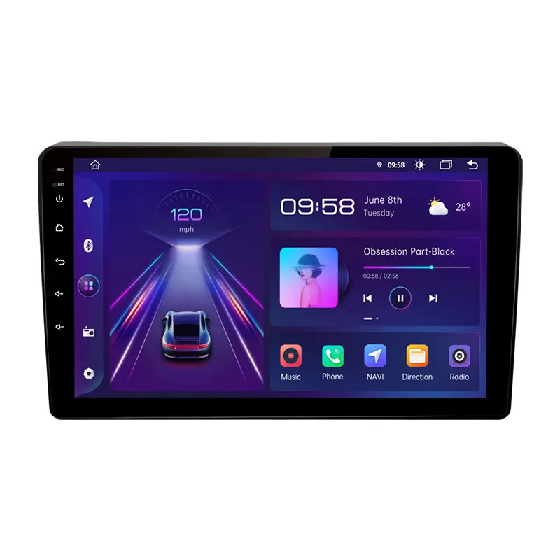 Piemērojams Citroen Berlingo B9 2 automašīnu Android liela ekrāna automašīnas GPS navigācijas universālajai ierīcei