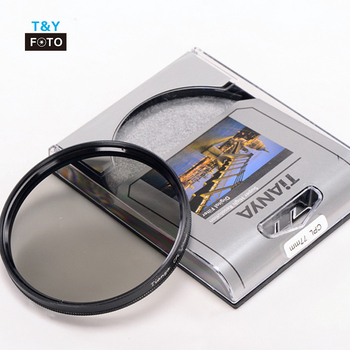 Tianya 30–95 mm parastais apļveida CPL polarizatora filtrs bez pārklājuma, lai palielinātu piesātinājuma novēršanu