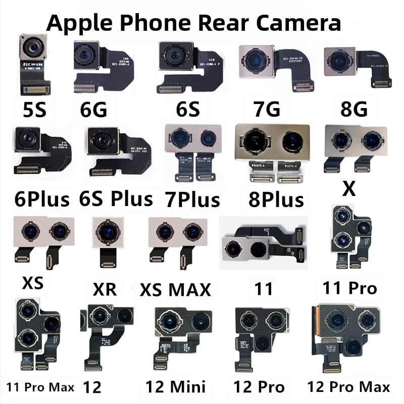 Potrivit pentru camera Apple 11, cap de cameră spate încorporat, obiectiv de cameră original pentru iPhone 12 și iPhone 13, cap de imagine mare de 14 ori.