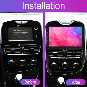 Piemērojams Renault CLIO13-18 liela ekrāna automašīnai Carplay Android navigators atpakaļgaitas attēla viss vienā ierīcē