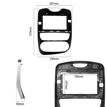 Piemērojams Renault CLIO13-18 liela ekrāna automašīnai Carplay Android navigators atpakaļgaitas attēla viss vienā ierīcē