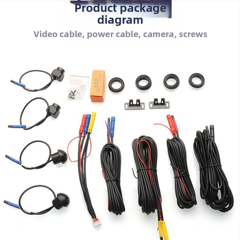 360° panorāmas attēla AHD kamera HD nakts redzamības 1080P navigācija Viss vienā vadu komplekta vairumtirdzniecība