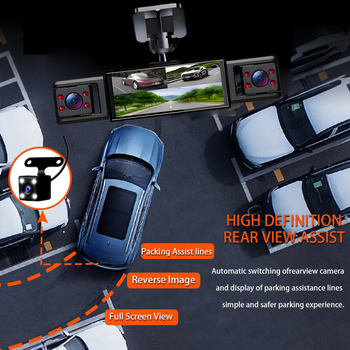 Četverosmjerna kamera s četiri objektiva za snimanje vožnje HD 1080P automobila 360 stupnjeva sa slikom za vožnju unatrag