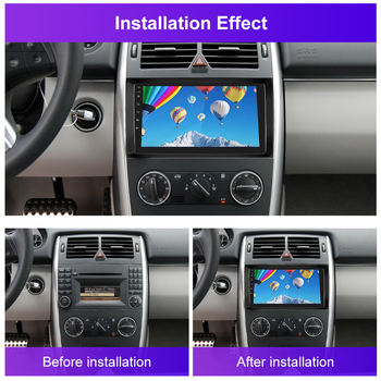 Piemērots Mercedes-Benz B200 08-11 centrālās vadības automašīnas Carplay displeja atpakaļgaitas attēla ierīcei