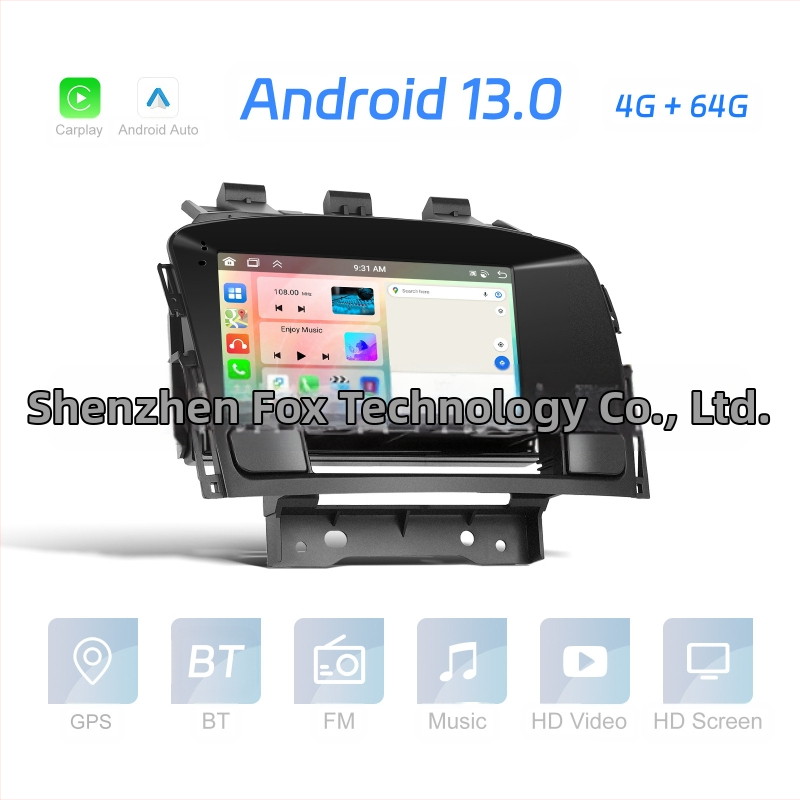 Piemērots Buick Yinglang/Opel Astra J(4 64) liela ekrāna atpakaļgaitas Carplay automašīnas centrālās vadības integrētajai iekārtai