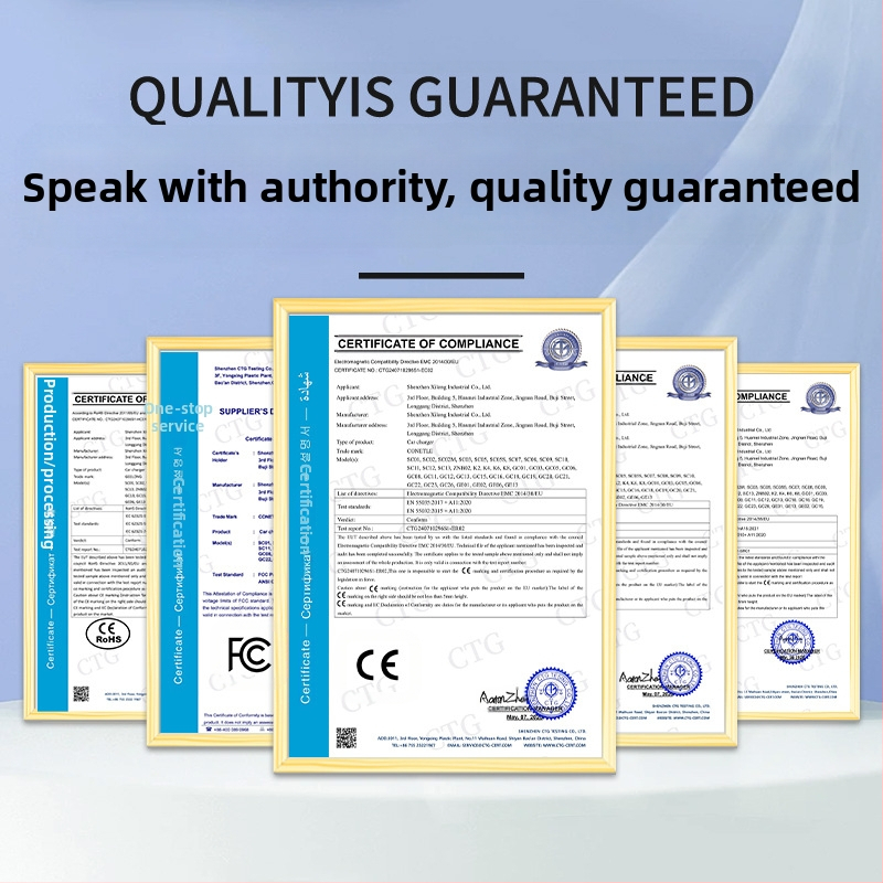 Автомобилна Bluetooth TF карта, качество на звука без загуби, цветна околна светлина, плейър, двупосочно бързо зареждане, 18W напрежение, откриване в реално време