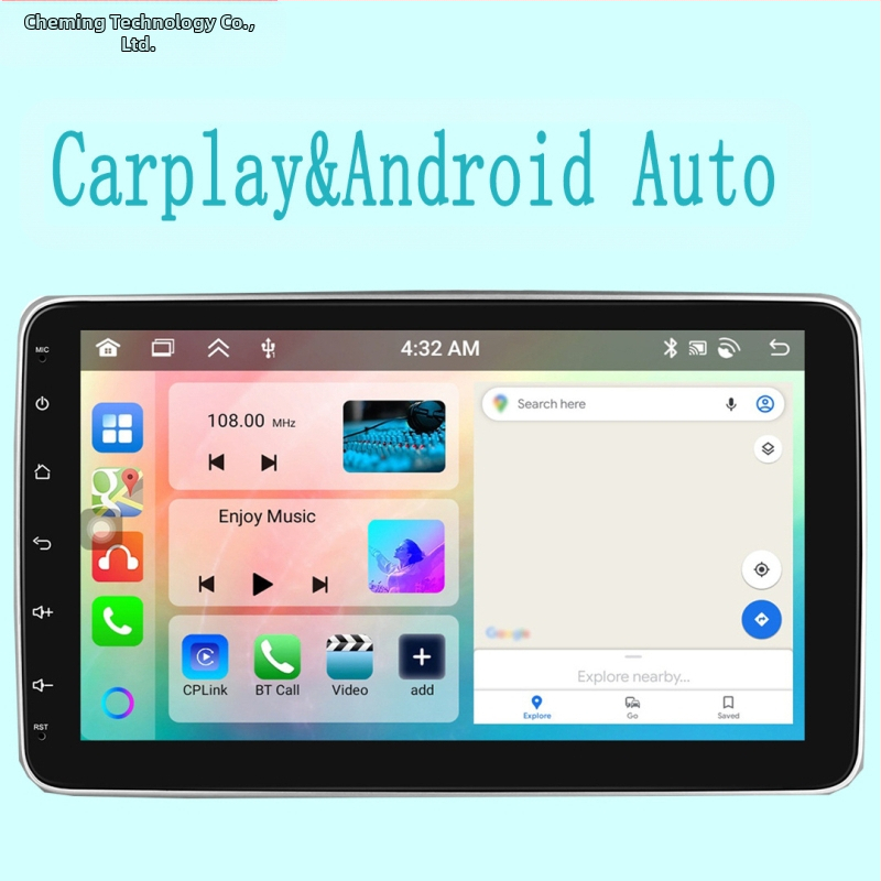 Подходящ за Android 13.0 Volkswagen Thin Model (4+64) Безжична Carplay навигация за кола Централно управление Интегрирано