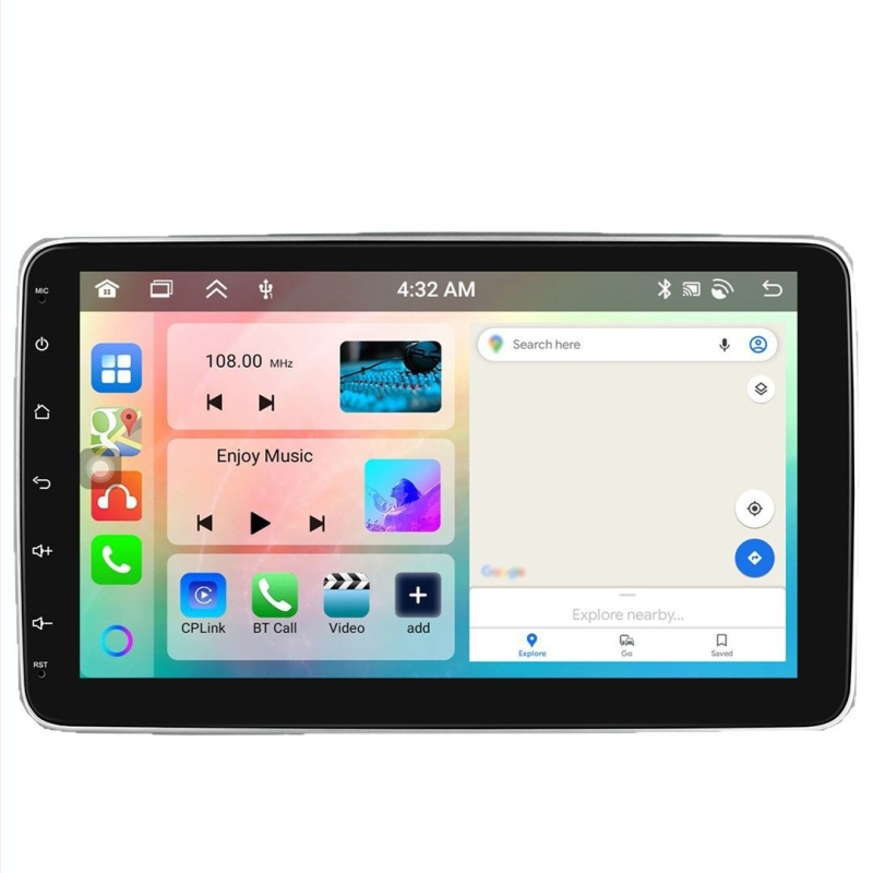 Подходящ за Android 13.0 Volkswagen Thin Model (4+64) Безжична Carplay навигация за кола Централно управление Интегрирано
