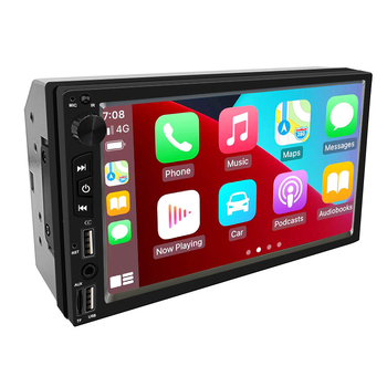 7-инчов автомобилен Bluetooth mp5 радиоплейър с двоен USB порт, многофункционален mp4 дисплей с приоритет на движение на заден ход