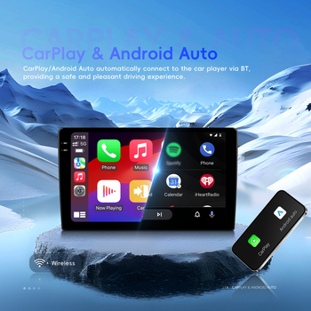 Novi univerzalni 9-inčni / 10-inčni Android 15 centralno upravljani automobilski bežični Carplay navigacijski višenamjenski uređaj
