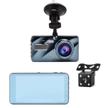 Prekogranični automobil A10 4-inčni ISP2.5D snimač vožnje HD 12960p skrivena dvostruka leća cardvr