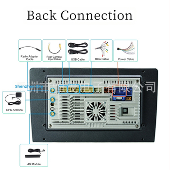 Pārrobežu jauns Android Qualcomm piemērots universālam 9 collu 10 collu centrālās vadības navigācijas automašīnas radio ārējai tirdzniecībai