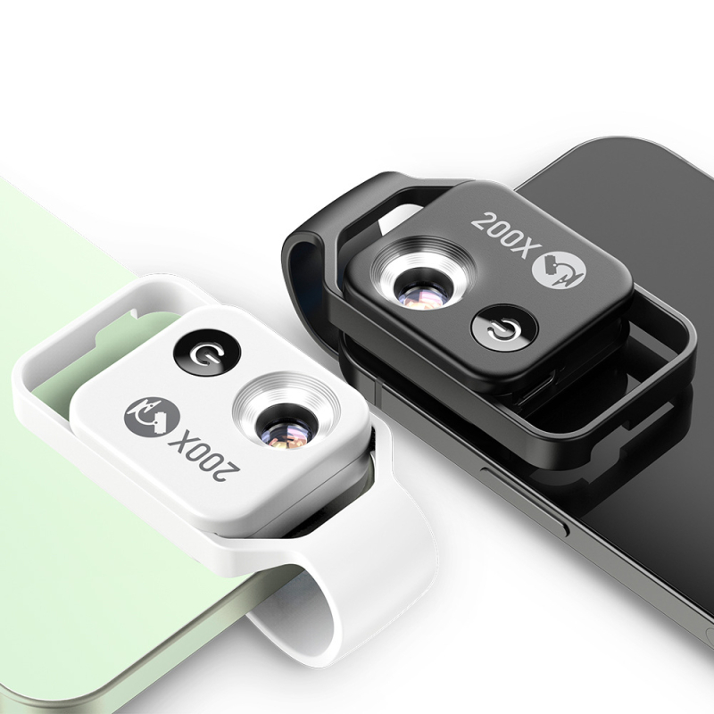 APEXEL 200 reižu palielināmais stikls Bērnu mikroskops Rotaļlietu zinātne Bioloģijas zinātnes eksperiments Pārnēsājams Mobilā tālruņa objektīvs