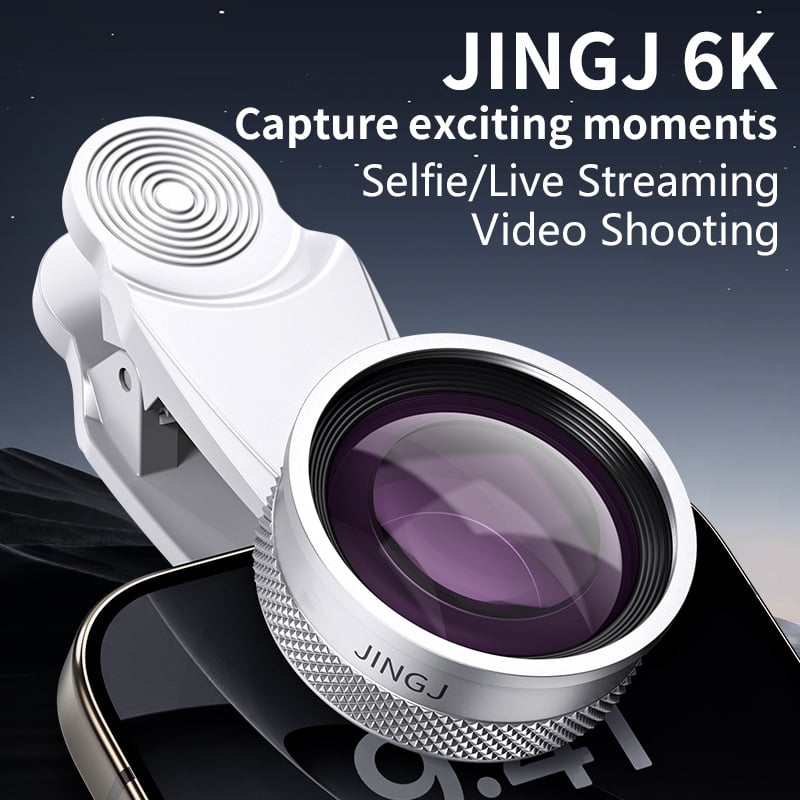 Lijian mobiiltelefoni objektiiv 5K6K9K18K moonutustevaba lainurk-makro kaks-ühes 4K kõrglahutusega otseülekande kaamera objektiiv
