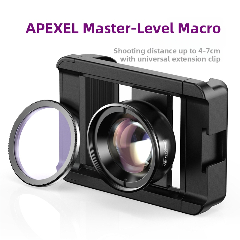 Mobiiltelefoni makroobjektiivi optiline objektiiv koos CPL-iga fotograafia ehete putukate pildistamiseks mikroskoobi nutitelefoni objektiiv