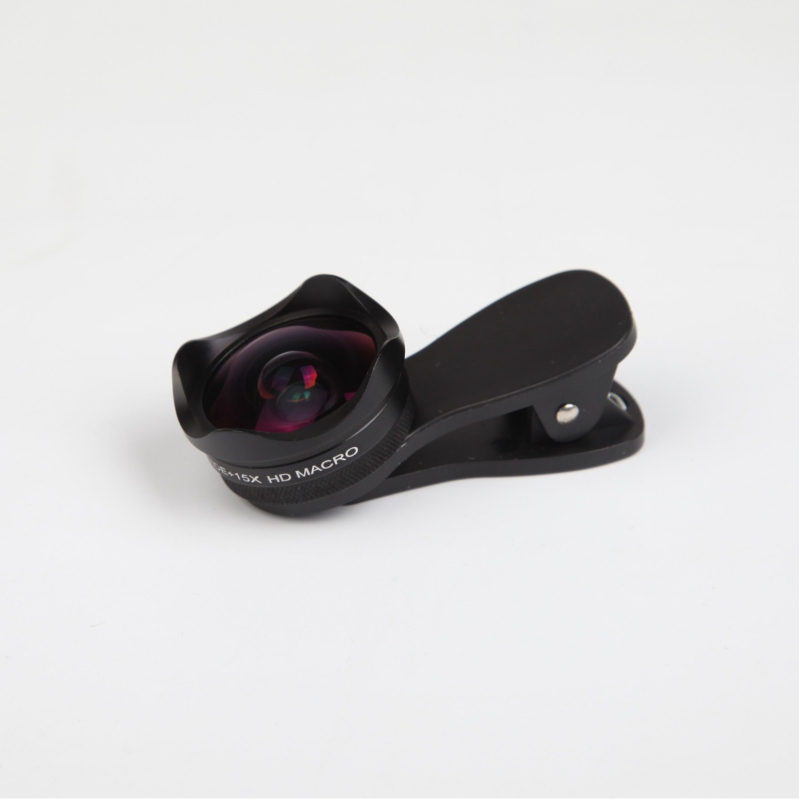 Ascultați oglindă telefon mobilă 4K HD Super Wide, tip Lotus, anti-distorsiune, macro, cu unghi larg, două în unu
