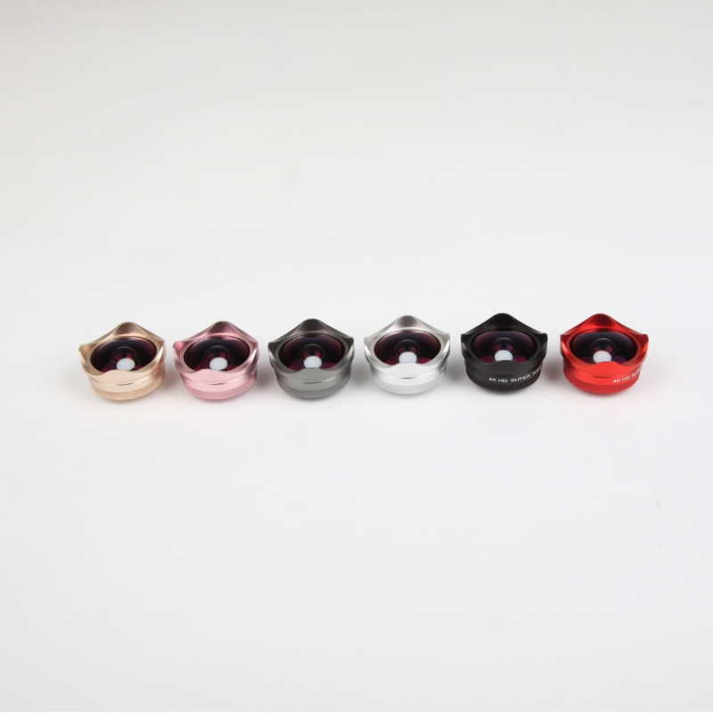 Klausykitės 4K HD itin plataus kampo vaizdo. „Lotus“ tipo plataus kampo makro objektyvas su apsauga nuo iškraipymų. Du viename mobiliojo telefono veidrodėlis.