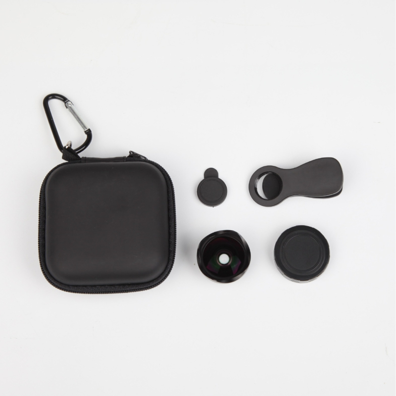 Klausykitės 4K HD itin plataus kampo vaizdo. „Lotus“ tipo plataus kampo makro objektyvas su apsauga nuo iškraipymų. Du viename mobiliojo telefono veidrodėlis.