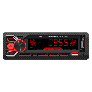 Novi dvostruki Bluetooth auto radio s jednom osovinom, univerzalni višenamjenski šareni svjetlosni auto MP3 player