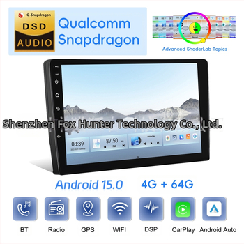 7/9/10,1 collu Android 15 dubultā muca universāls 4 64 Bluetooth bezvadu Carplay automašīnas navigācijas centrālā vadība