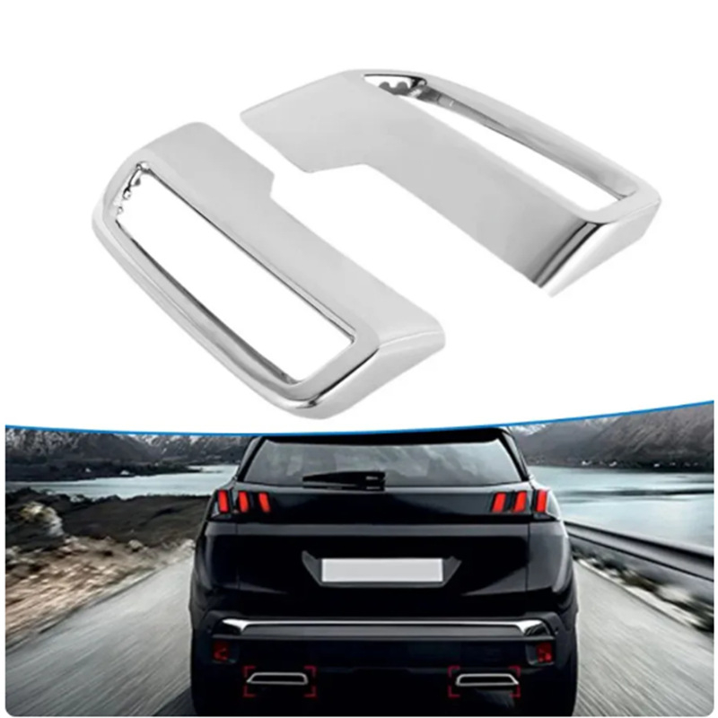 Tinka Peugeot 3008 5008 plastikiniam galinio išmetimo duslintuvo dangteliui, dekoratyviniam uodegos gerklės rėmui.