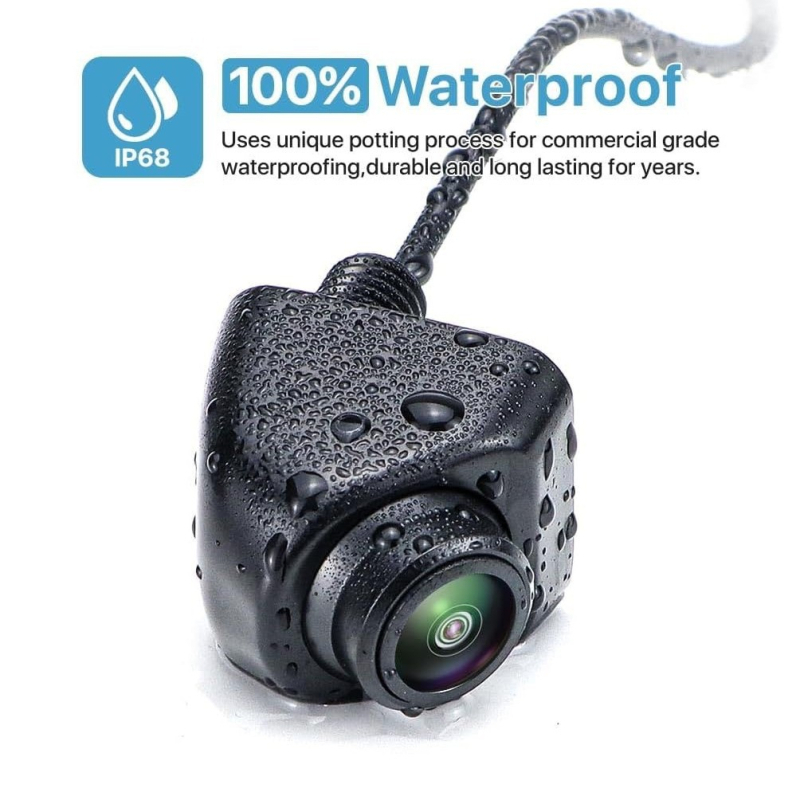 Automašīnas universālā korejiešu spraudņa labā aklā zona priekšējā skata zvaigžņotā gaismā nakts redzamības automašīnas ūdensizturīga atpakaļgaitas attēla kamera