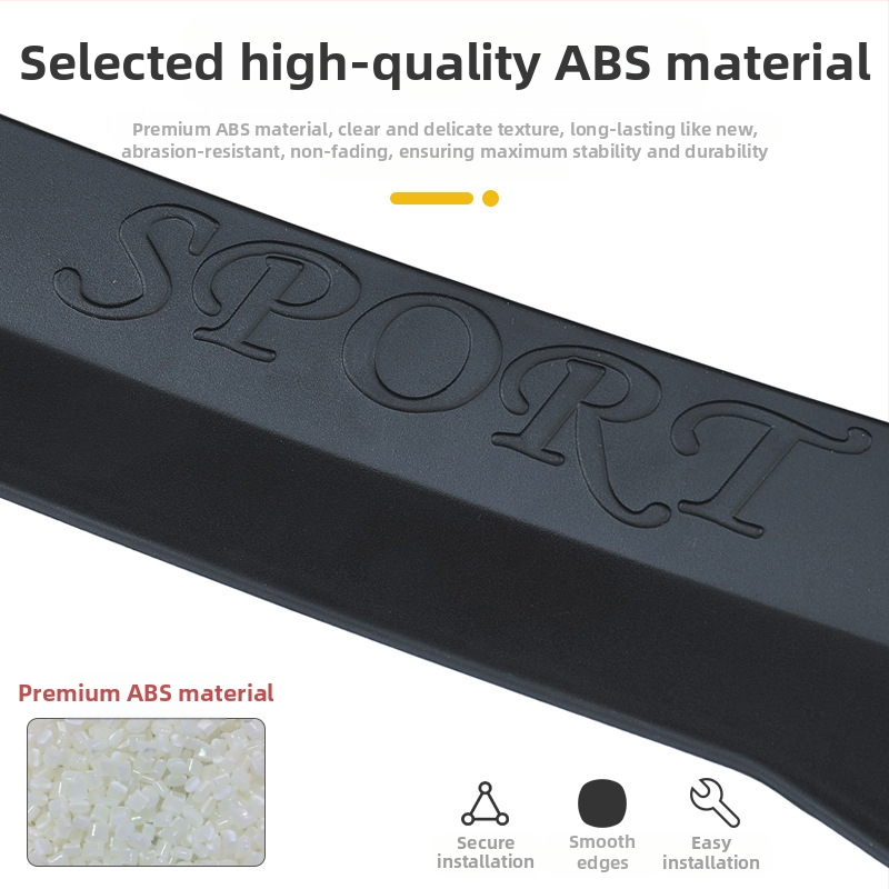 Аксесоари за модификация на автомобил за общи SUV хечбек, неперфориран спойлер на багажника, тип паста