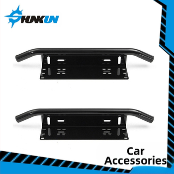 Automašīnas bezceļu transportlīdzekļa priekšējā bufera automašīnas numura zīmes turētājs alumīnija sakausējuma ūdensnecaurlaidīgs prožektoru darba gaismas numura zīmes rāmis