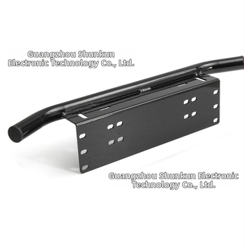 Automašīnas bezceļu transportlīdzekļa priekšējā bufera automašīnas numura zīmes turētājs alumīnija sakausējuma ūdensnecaurlaidīgs prožektoru darba gaismas numura zīmes rāmis