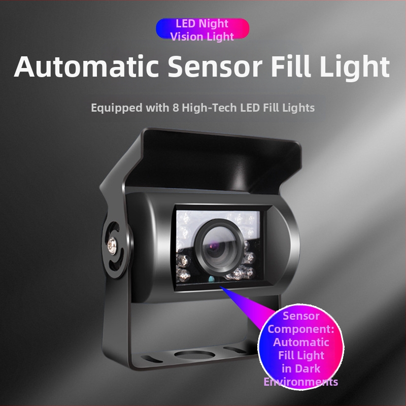 Инфрачервена камера за автобус 24V за автомобил, товарен автомобил, HD нощно виждане, задно виждане, заден ход, директен CCD дисплей от фабриката