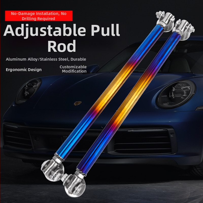 Модификация на предна лопата за автомобил, универсална облицовъчна лепяща дръжка, скоба за фиксиране на предна устна, регулируема предна и задна броня, декоративна дръжка