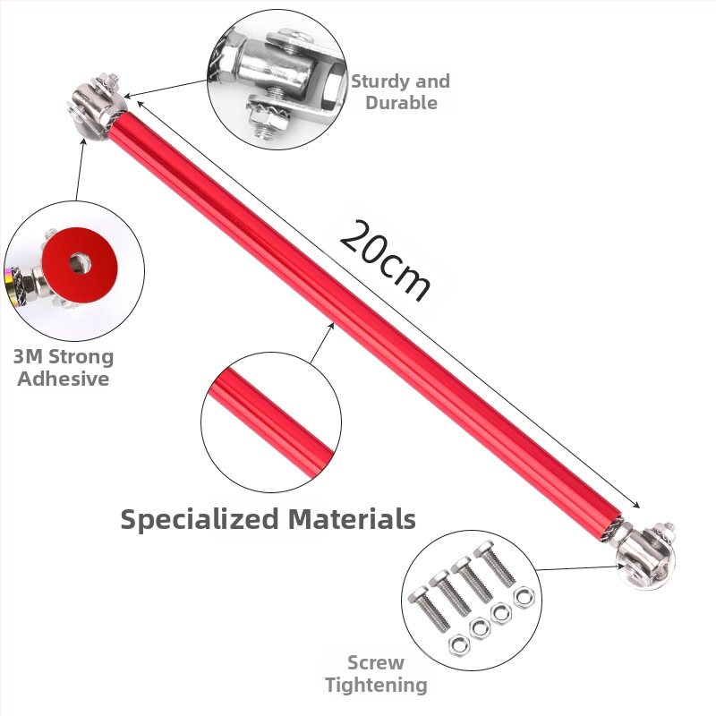 Модификация на предна лопата за автомобил, универсална облицовъчна лепяща дръжка, скоба за фиксиране на предна устна, регулируема предна и задна броня, декоративна дръжка