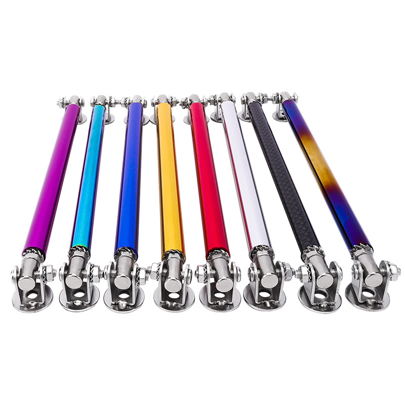 Automobilio priekinio kastuvo modifikavimas Universalus aplinkinis lipnus traukės priekinio lūpos tvirtinimo laikiklis Reguliuojamas priekinis ir galinis buferio dekoratyvinis traukės traukės