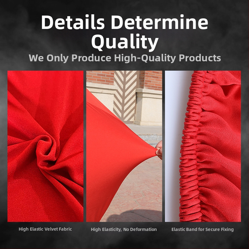 Персонализиран еластичен платнеен калъф за кола от производителя, четиристранен еластичен калъф за кола, висок клас прахоустойчив калъф за изложбени автомобили 4S Shop