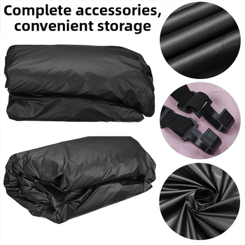 Κάλυμμα RV 210D Προστατευτικό κάλυμμα αυτοκινήτου από μουσαμά για τροχόσπιτο, αδιάβροχο και ανθεκτικό στη σκόνη, ύφασμα Oxford για διασυνοριακή χρήση