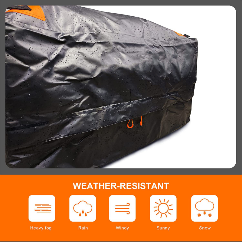 26 kubinių pėdų talpos vandeniui ir saulei atsparus pikapo galinis kosmetikos krepšys „Amazon“ perkamiausias automobilio galinis krepšys