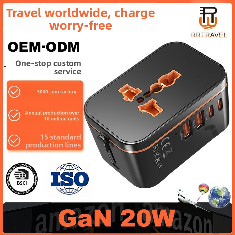 Naujas produktas – universalus konversijos kištukas, daugiafunkcis kelioninis lizdo keitiklis, universalus vieno apsisukimo daugia galio nitrido greitas įkrovimas