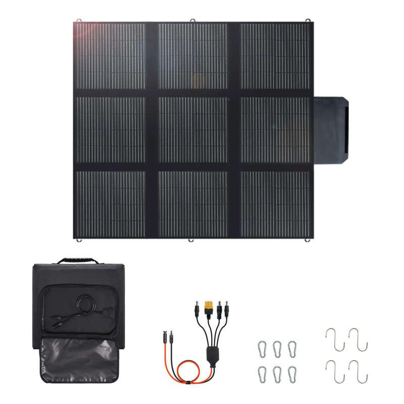 Panou solar monocristalin Tuyang 400W, pliabil, portabil, stil camping, încărcare rulote, panou fotovoltaic de generare a energiei, personalizare din fabrică