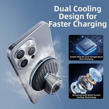 Naujas tarpvalstybinis belaidis automobilio įkrovimas mobiliojo telefono laikiklis su oro išleidimo anga, magnetinis „Magsafe“ universalus 360 laipsnių sukimasis.