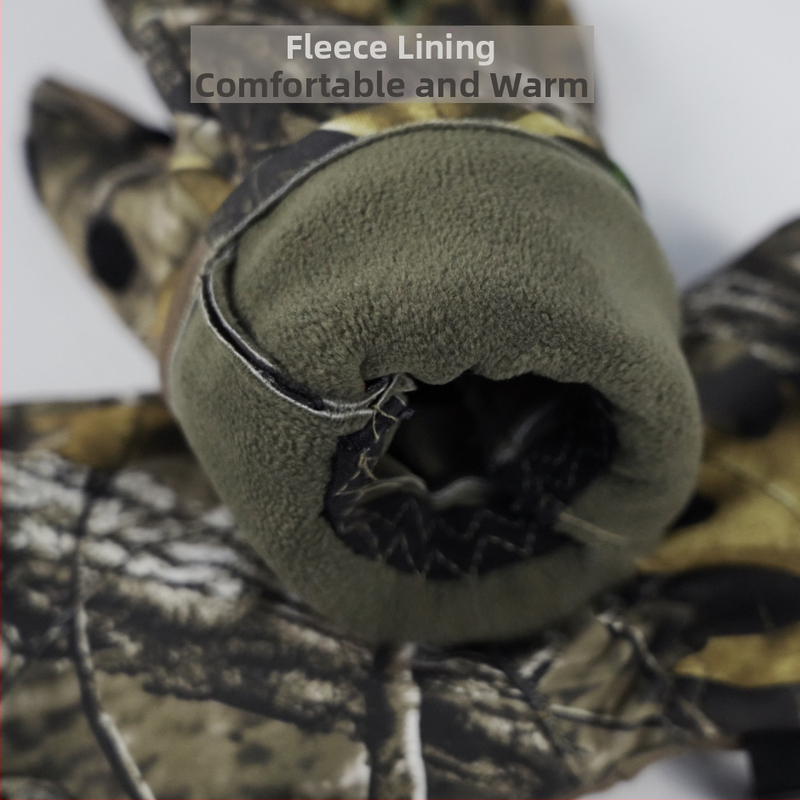 На склад, бионични ръкавици за лов, камуфлажни, за мъже и жени, есенни и зимни, поларени, риболовни ръкавици, неплъзгащи се, топли, водоустойчиви